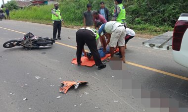 Hantam Bus dengan Kecepatan Tinggi, Warga Pallmerah Kota Jambi Ini Tewas di Tempat