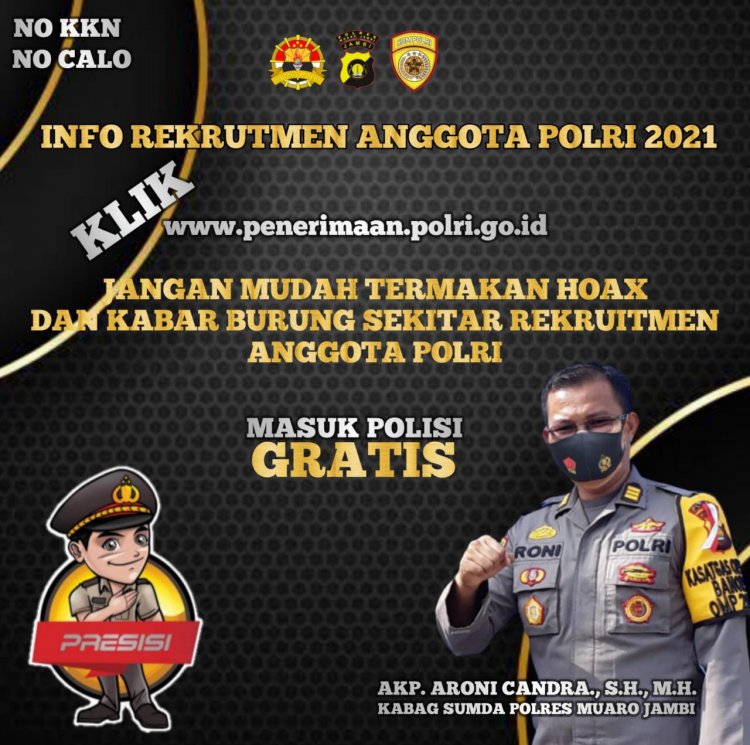 Siap-siap, Polri Buka Rekrutmen Anggota Baru, Cek Pendaftarannya di Sini