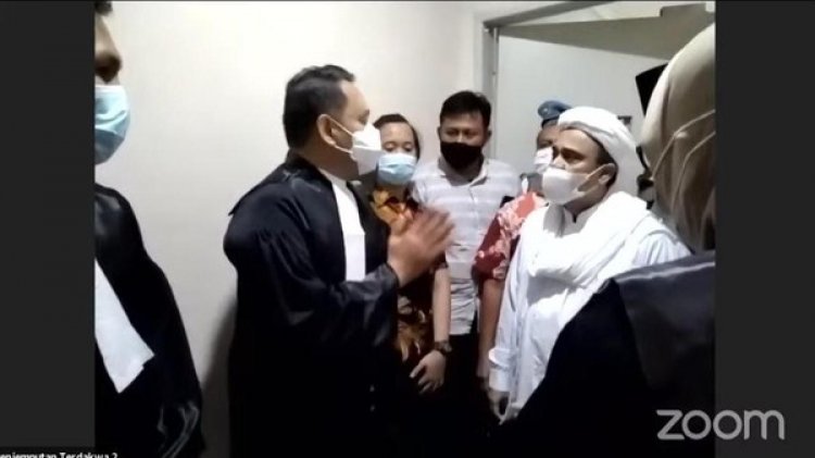 Ogah Lagi Ikuti Sidang Virtual, Jaksa Minta Hakim Terbitkan Panggil Paksa Rizieq Shihab