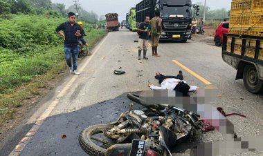 Menyalip Truk di Jalinsum Bungo, Pasutri asal Tebo-Jambi Ini Tewas Mengenaskan