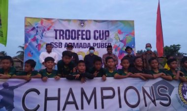 Anggota DPRD Muarojambi Zulkifli Hadiri Turnamen Troofeo Cup SSB Armada Puber