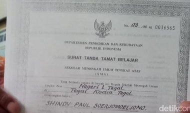 Sang Penista Agama Islam Jozeph Paul Zhang Nilai di SMA-nya Biasa Saja
