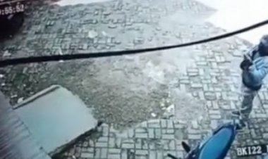 Viral! Pria Ini Mau Curi Motor, Tapi Kepergok Hingga Keluarkan Senjata Api