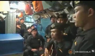 Viral! Video Awak KRI Nanggala Dendang Lagu Sampai Jumpa Karya Endank Soekamti, Bikin Terharu