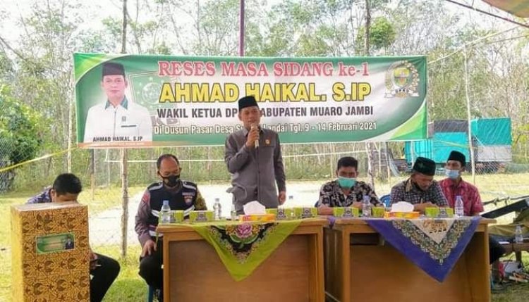 Ahmad Haikal Reses di Sungailandai Mestong, Serap Aspirasi Konstituen