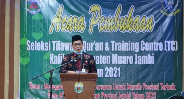 Sekda Muarojambi Buka Acara Seleksi Tilawatil Quran