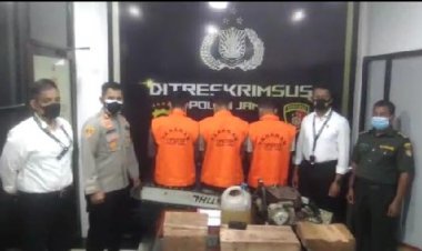 3 Pelaku Pembalakan Liar Diringkus di Muarojambi