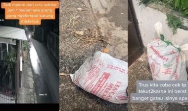 Viral Misteri Isi Karung Dilempar ke Rumah Ditonton Hingga 18 Juta, Netizen: Kalau Nggak Niat Jangan Diposkan Bikin Penasaran