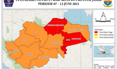 Tiga Daerah di Jambi Ini Zona Merah, Satgas Ingatkan Selalu Patuhi Prokes