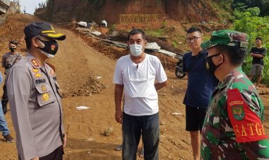 Kapolres Pastikan Akan Selidiki Standar K3 Pembangunan Jembatan Merangin