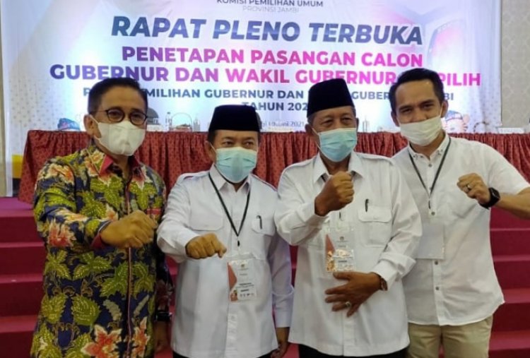 SAH!!! KPU Tetapkan Al Haris- Abdullah Sani Pemenang Pilgub Jambi