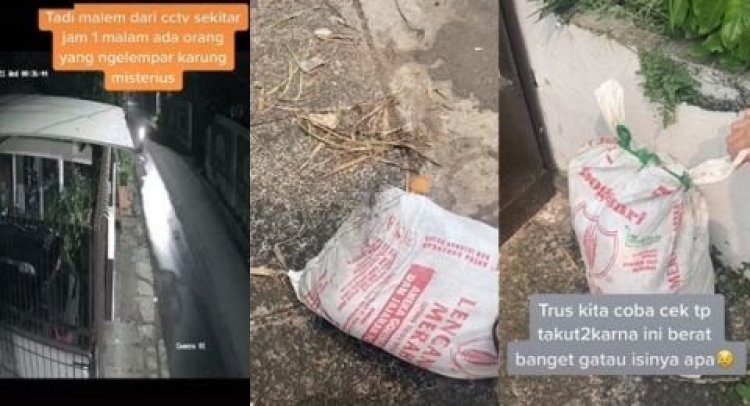 Viral Misteri Isi Karung Dilempar ke Rumah Ditonton Hingga 18 Juta, Netizen: Kalau Nggak Niat Jangan Diposkan Bikin Penasaran