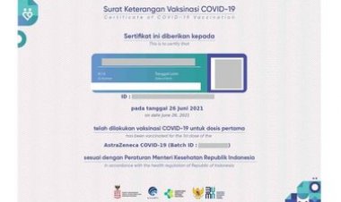 Begini Caranya Ingin Download Sertifikat Vaksinasi Covid-19 Anda....
