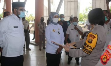 Pj Gubernur Tinjau Lokasi Rencana Vaksinasi Massal Jambi