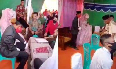Viral! Pria Talak Pengantin Perempuan Usai Akad Nikah, Berujung Aksi Pukul Memukul