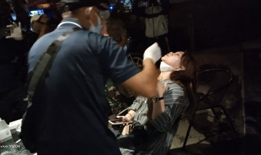 Abaikan Prokes, Belasan Warga Bungo di Rapid Tes Antigen, Polres: Setiap Malam Kita Razia!