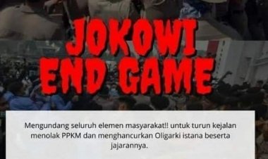 Seruan Aksi Bertajuk "Jokowi End Game" Beredar Luas, Polisi: Lihat Rumah Sakit, Kuburan, Sudah Penuh!