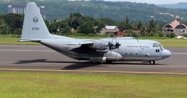 Pesawat Militer Jatuh Ketika Hendak Mendarat di Pulau Jolo, Bawa 85 Penumpang