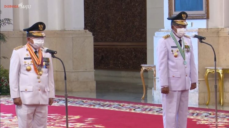 Akhirnya, Loper Koran dan Aktivis PMII Ini Dilantik Sebagai Gubernur dan Wakil Gubernur Jambi