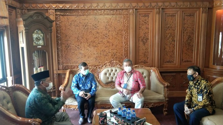 Didatangi Kepala Kantor Pajak, Wagub Abdullah Sani: Ayo Kita Taat Bayar Pajak