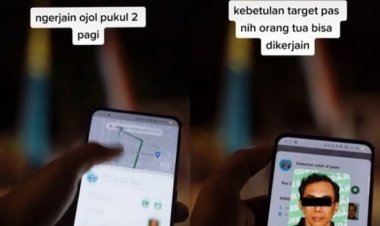 Pemuda Ini Prank Ojol Tua Jam 2 Pagi, Namun Berakhir Begini
