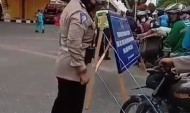 Viral! Video Polwan Marahi Polisi Saat PPKM: Eh Kamu Polisi, Jangan Begitu, Mau Kulaporkan ke Polda Kau