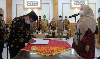 Bupati Masnah Kukuhkan Forum Komunikasi BPD Muarojambi