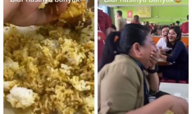 Viral! Wanita Nggak Mau Rugi Saat Makan Nasi Padang, Netizen: Ide Bagus Asal Kuat Malu Saja