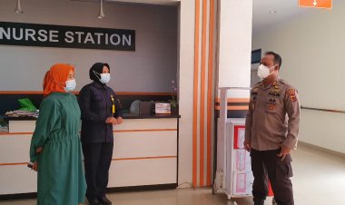 Cek Ketersediaan Tabung Oksigen, Kapolres Bungo Jambi: Ada 8 Pasien Pemantauan Khusus