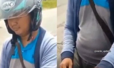 Viral! Pria Ini Tubuhnya Kaku di Atas Motor Sejak Semalam