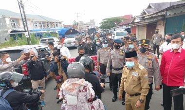 Pantau Penyekatan Kota Jambi, Ini yang Dilakukan Gubernur Al Haris