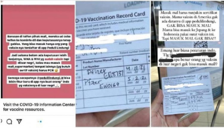 Viral! WNI Ditolak Masuk Mal karena Vaksin dari Luar Negeri, Begini Klarifikasi Kemenkes