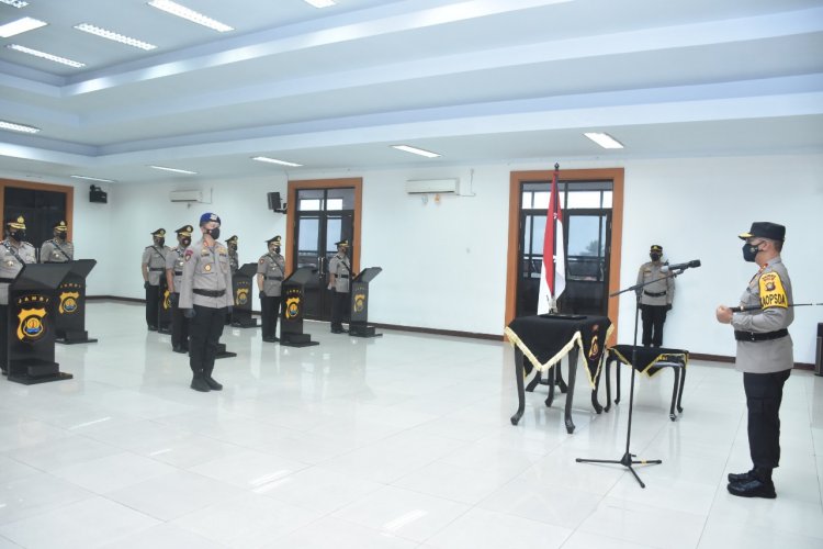 Kapolda Pimpin Sertijab Pejabat Utama dan Kapolres di Jajaran Polda Jambi