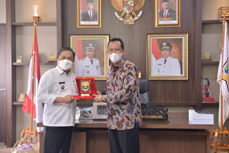 Wabup BBS Kunker ke Kota Serang Banten, Ini yang Dibahas