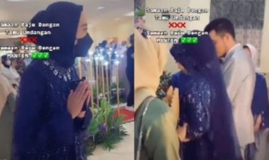 Viral Gaun Pengantin dan Tamu Kok Bisa Sama, Netizen: Wkwkwkwk Asik Bisa Kembaran!