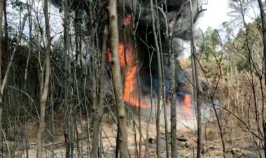 Api dari Ledakan Sumur Minyak Ilegal di Batanghari Belum Padam, Danrem: Segera Berkoordinasi Turunkan Tim Ahli