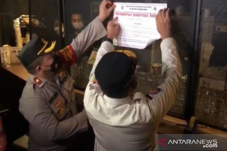Langgar PPKM, Satpol PP Tindak Tegas Dua Tempat Hiburan di Cilandak: Cafe 98 dan Tory Bar