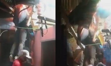 HEBOH! Begini Kondisi Atlet Gantole Kontingen PON Asal Sumbar Jatuh di Atap Rumah Warga
