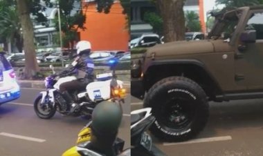 Jeep Jenderal Bintang 3 TNI Ini Dikawal Polisi Militer, Netizen: Luar Biasa Panutan