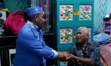 H Sasa Pengusaha Kaltim Beri Modal Dagang ke Kakek Suhud yang Pernah Dimarahi Baim Wong