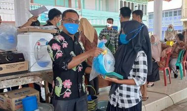 Gelar Vaksinasi Covid-19 Berhadiah, Rio Pasar Lubuk Landai Bungo Jambi: Kita Jalankan Secara Kontinyu