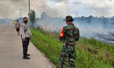 4 Hektar Lahan Kosong di Marosebo Terbakar, 1 Unit Helikopter Diterjunkan