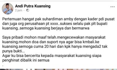 Heboh Postingan Medsos Atas Nama Andi Putra Kuangsing, KPK Geledah Kamar Tahanan Bupati Kuansing Non Aktif Ini
