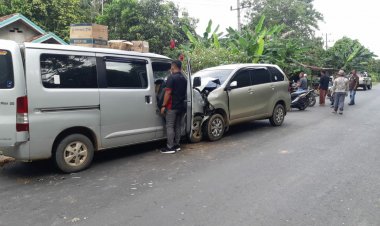 Adu Kambing di Jalan Lintas Jambi- Sabak, 4 Orang Luka-luka