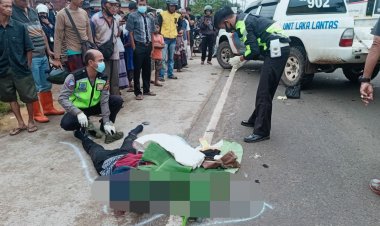 Digilas Mobil Tangki, Mahasiswa Asal Sumbar Ini Tewas di Tempat