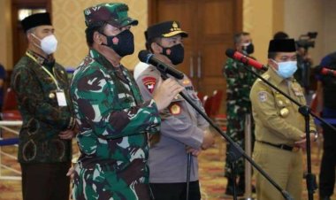 Al Haris Paparkan Aksi Percepatan Penanganan COVID-19 di Depan Kapolri dan Panglima TNI