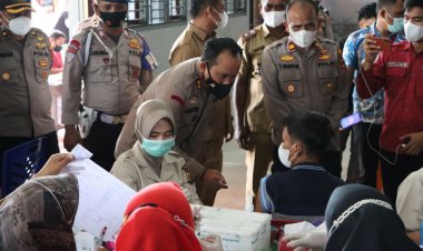 Hanya 7 Jam, Alumni Bintara 4-13 Berhasil Ajak 1.111 Masyarakat Bungo-Jambi Ikuti Vaksinasi Covid-19