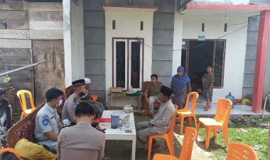 Wujud Empati, Satlantas Polres Muarojambi Datangi Kediaman Mahasiswi Korban Laka di Sarolangun