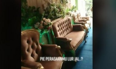 Viral! Pelaminan Auto Pusing, Netizen: Wes Angel Angel, Jungkir Balik kalau Mau Foto