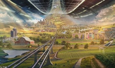 Begini Imajinasi Koloni Jutaan Manusia di Antariksa Impian Blue Origin Milik Jeff Bezos